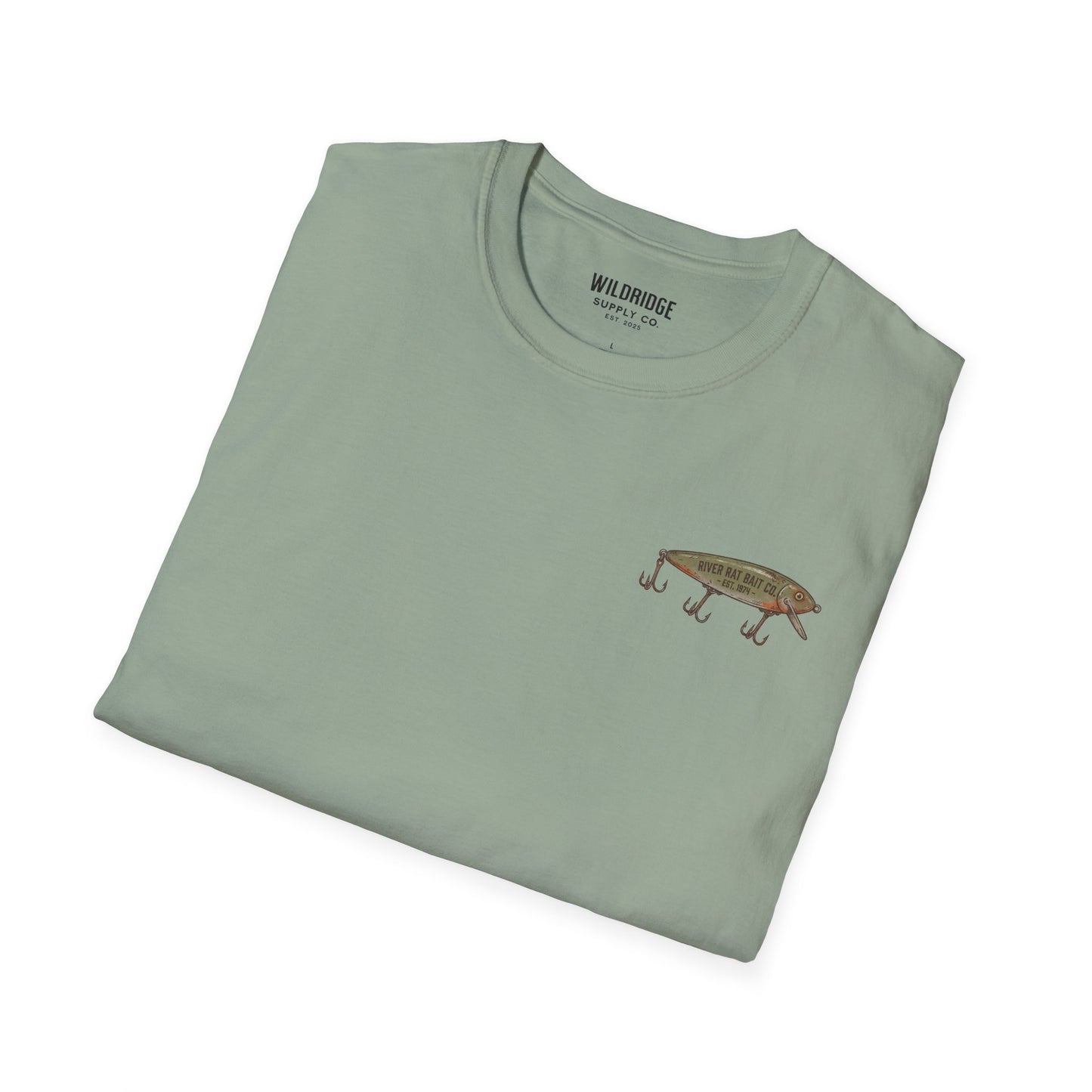 Fishing T-Shirt Vintage Hand-Crafted Lures Fishing Tee