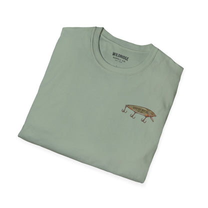 Fishing T-Shirt Vintage Hand-Crafted Lures Fishing Tee