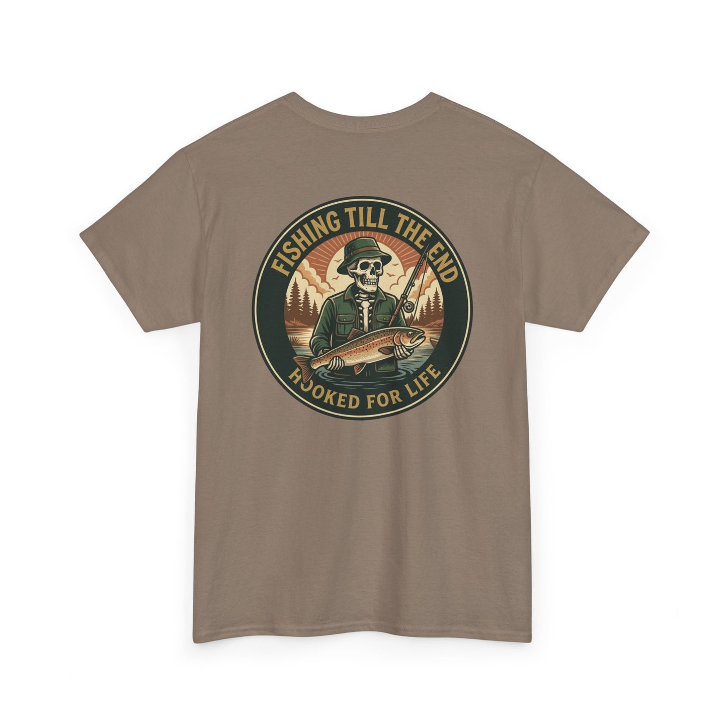 Fishing Till the End T-Shirt – Hooked for Life Angler Graphic Tee