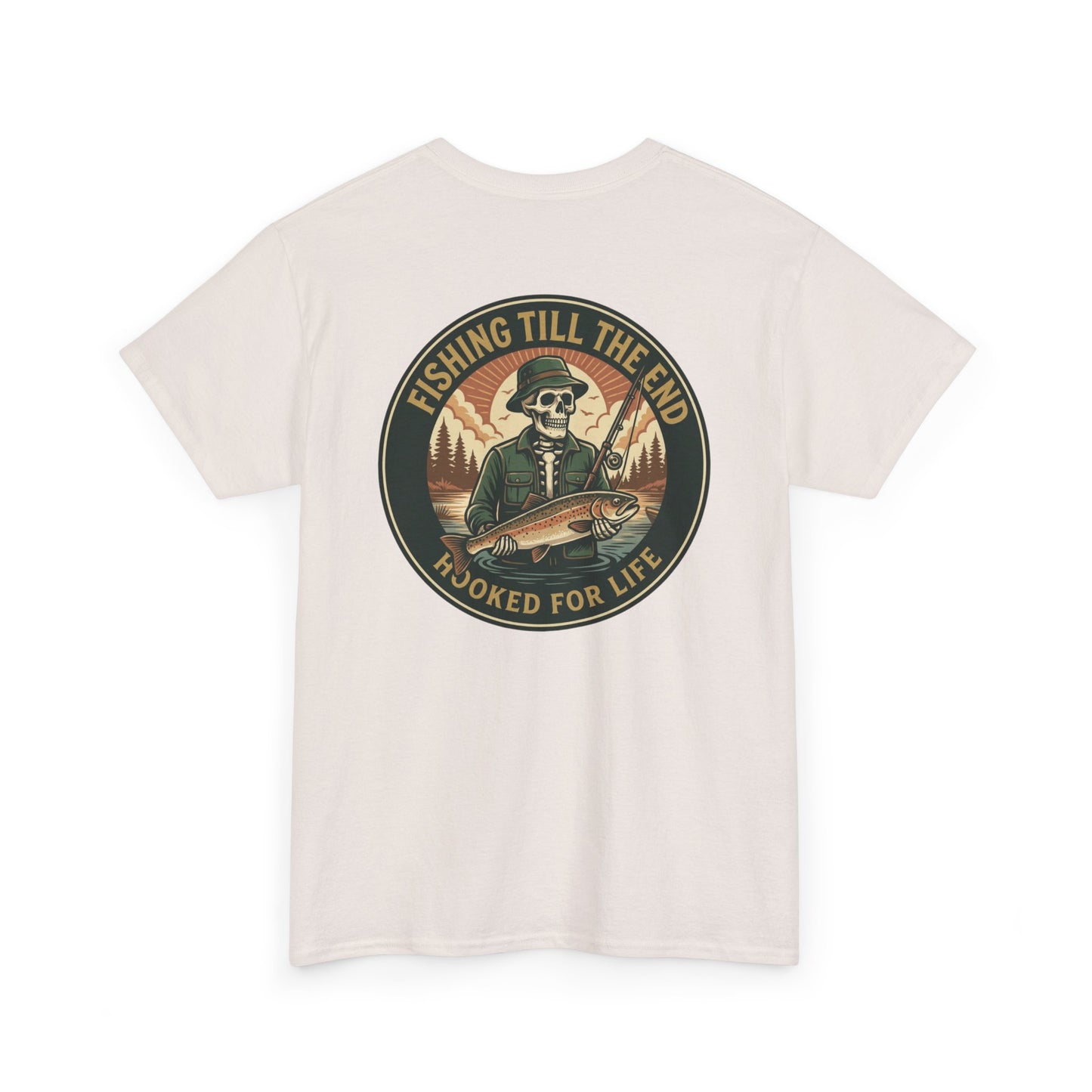 Fishing Till the End T-Shirt – Hooked for Life Angler Graphic Tee