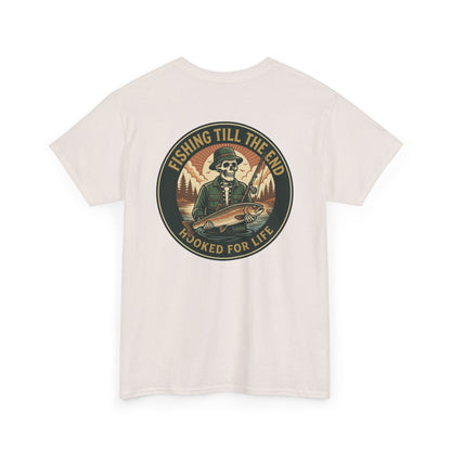 Fishing Till the End T-Shirt – Hooked for Life Angler Graphic Tee