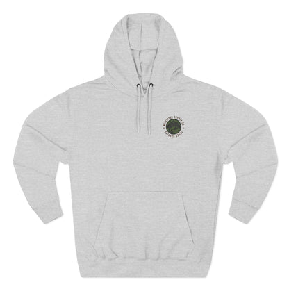 Camping Hoodie – Retro Forest Campfire Graphic Sweatshirt