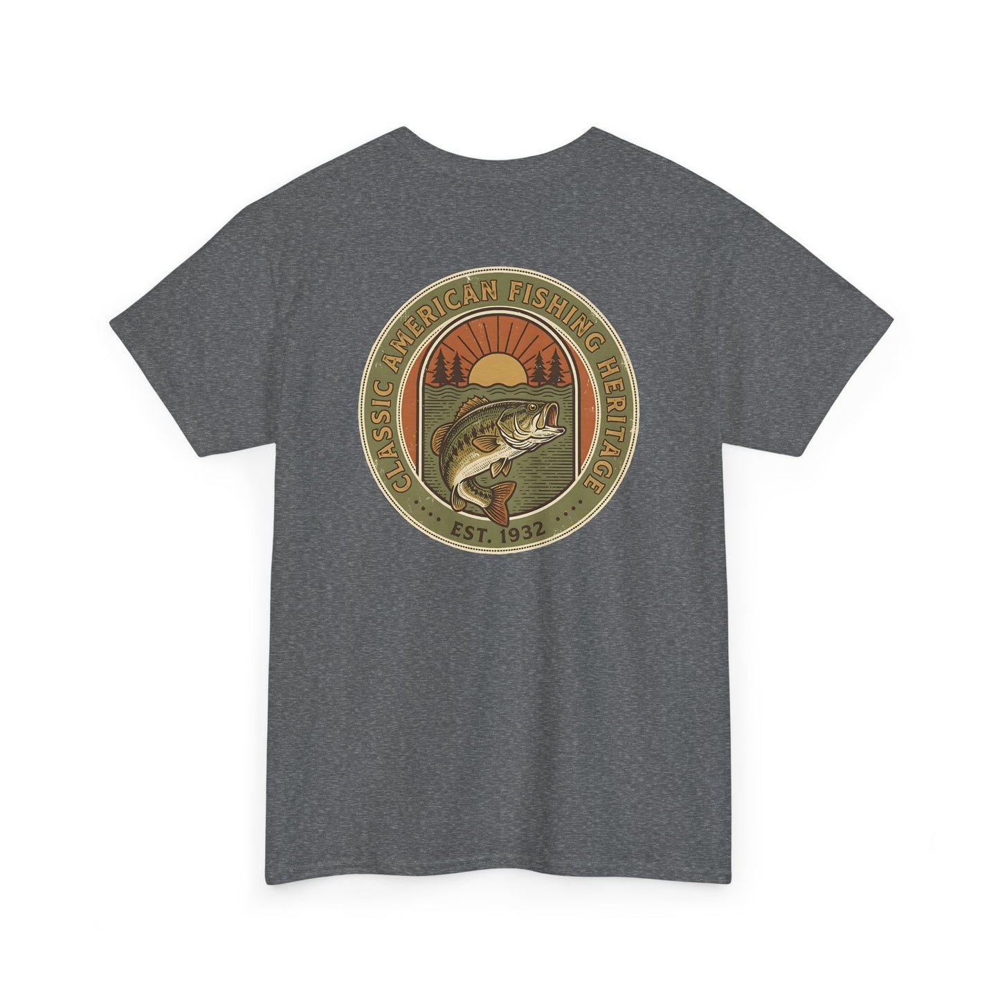 Vintage Bass Fishing Shirt | American Heritage Angler Tee