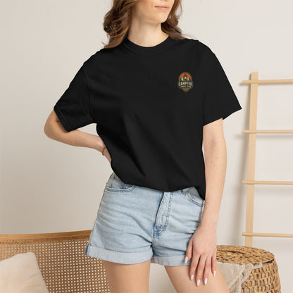 Campfire Trail Club Camping T-shirt — Campsite Shirt for Campers