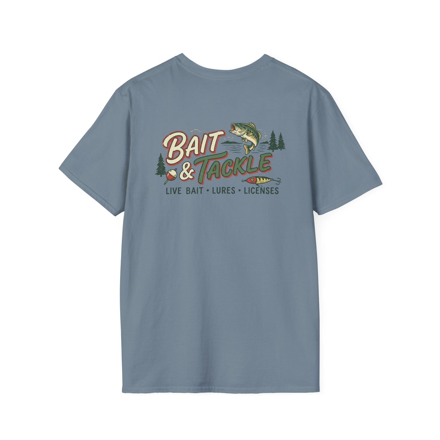 Bait & Tackle Graphic Tee | Vintage Fishing Shirt for Bass Anglers