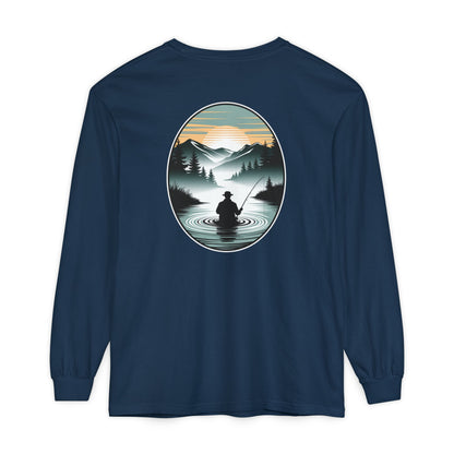 Vintage Fisherman Long Sleeve T-Shirt