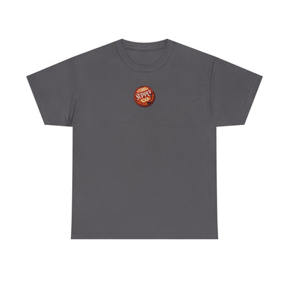 Bottle Cap Fishing Graphic Tee – Vintage Mountain River Outdoor Shirt