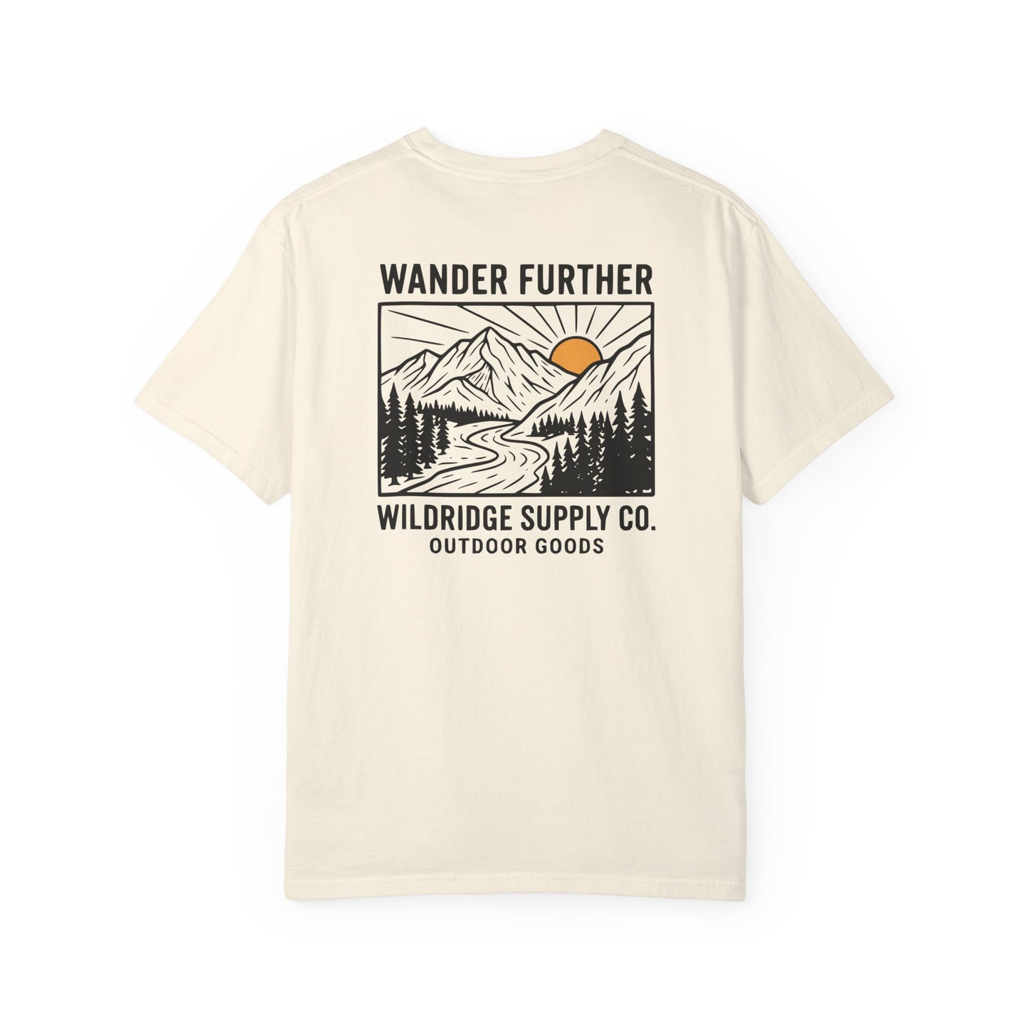 Mountain Sunset T-Shirt — Wildridge Supply Co. Wander Further Tee