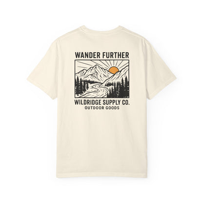 Mountain Sunset T-Shirt — Wildridge Supply Co. Wander Further Tee