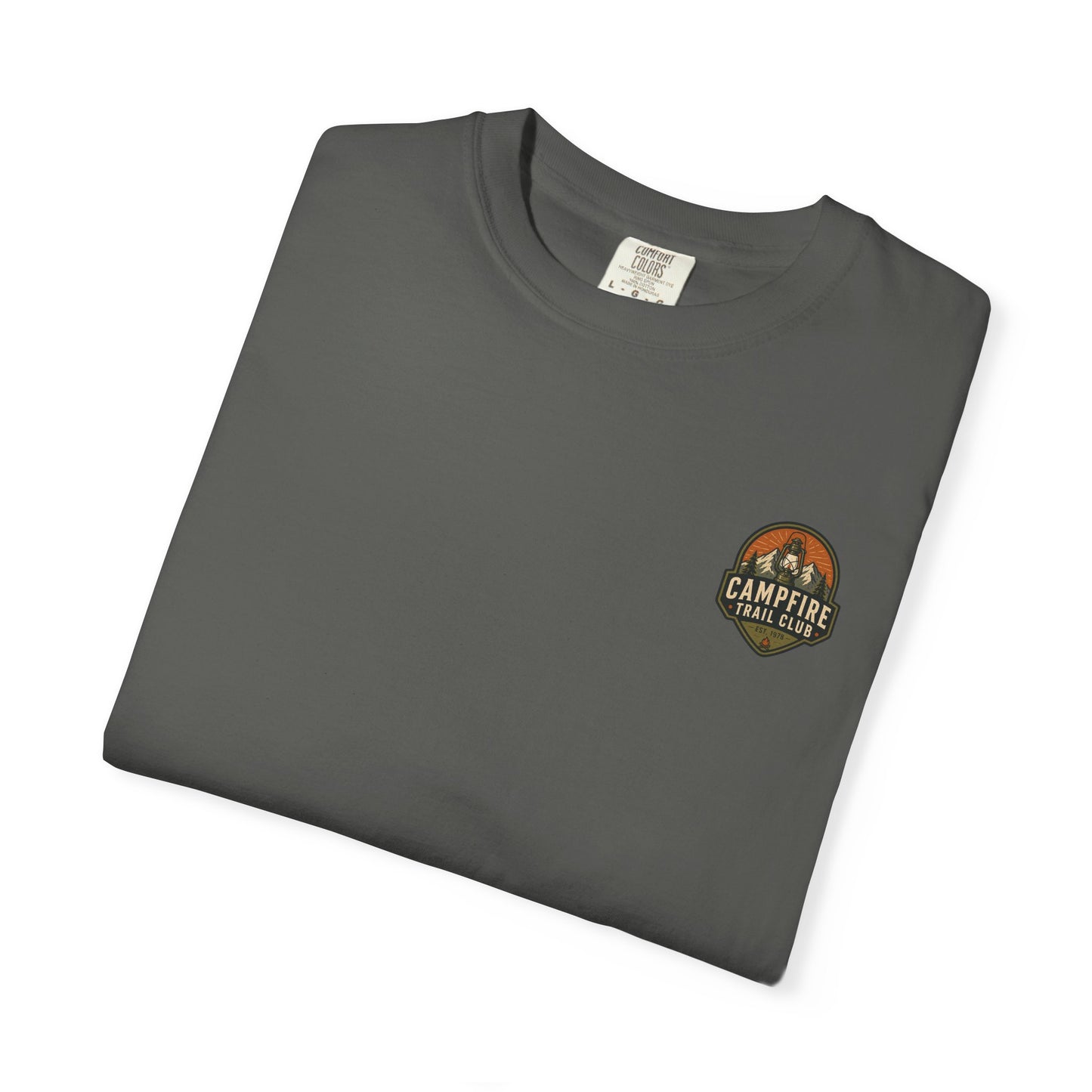 Campfire Trail Club Camping T-shirt — Campsite Shirt for Campers