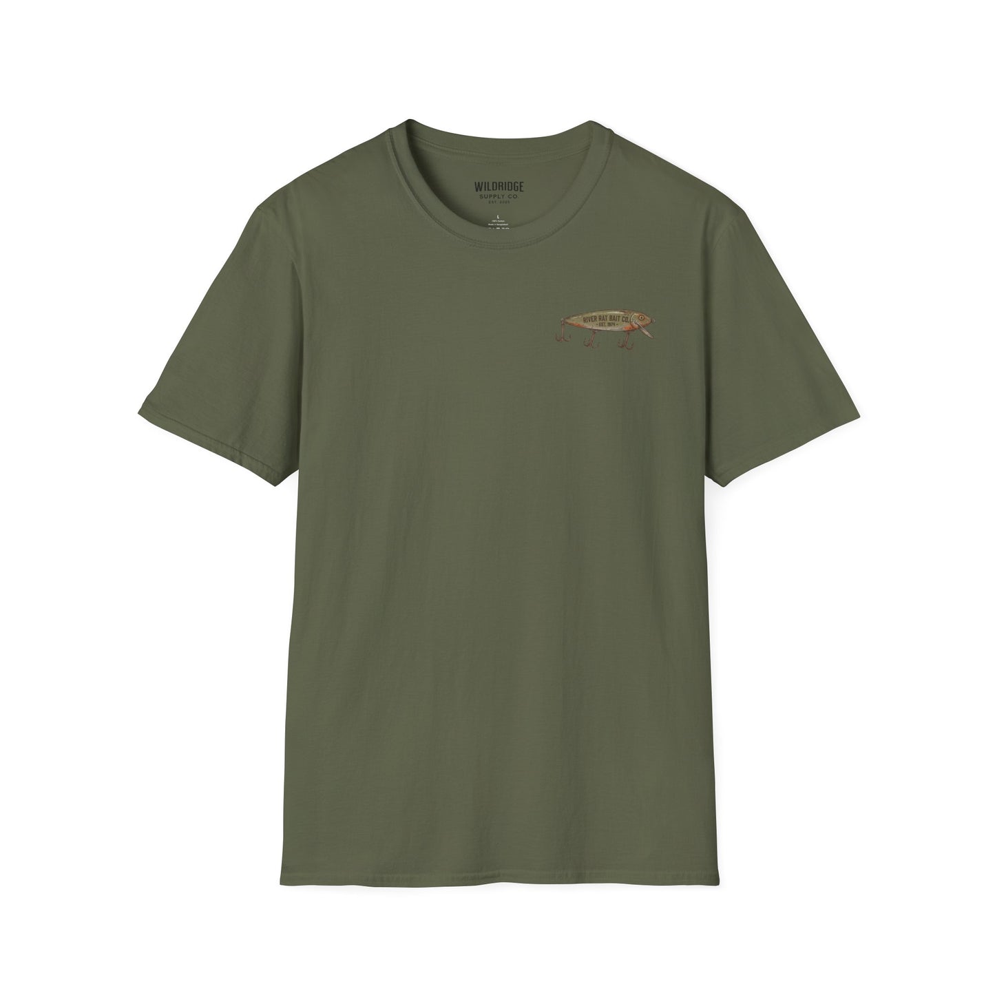 Fishing T-Shirt Vintage Hand-Crafted Lures Fishing Tee