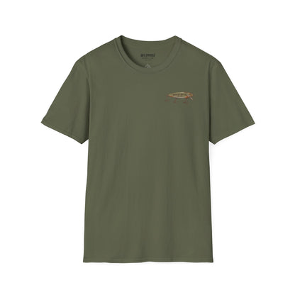 Fishing T-Shirt Vintage Hand-Crafted Lures Fishing Tee