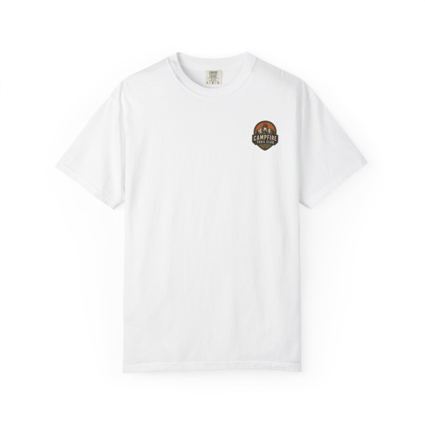 Campfire Trail Club Camping T-shirt — Campsite Shirt for Campers