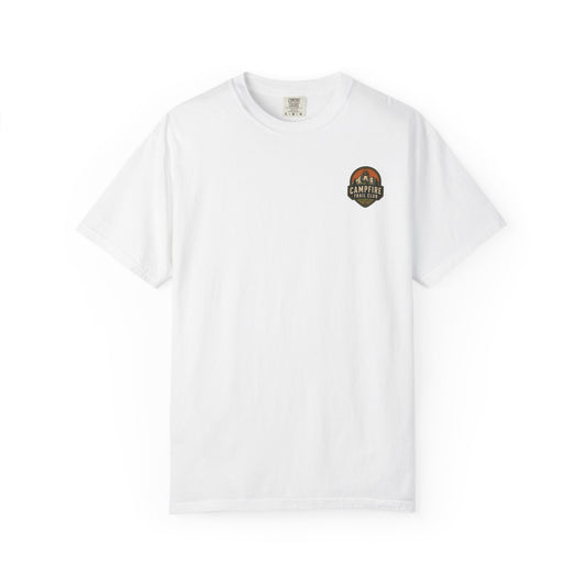 Campfire Trail Club Camping T-shirt — Campsite Shirt for Campers