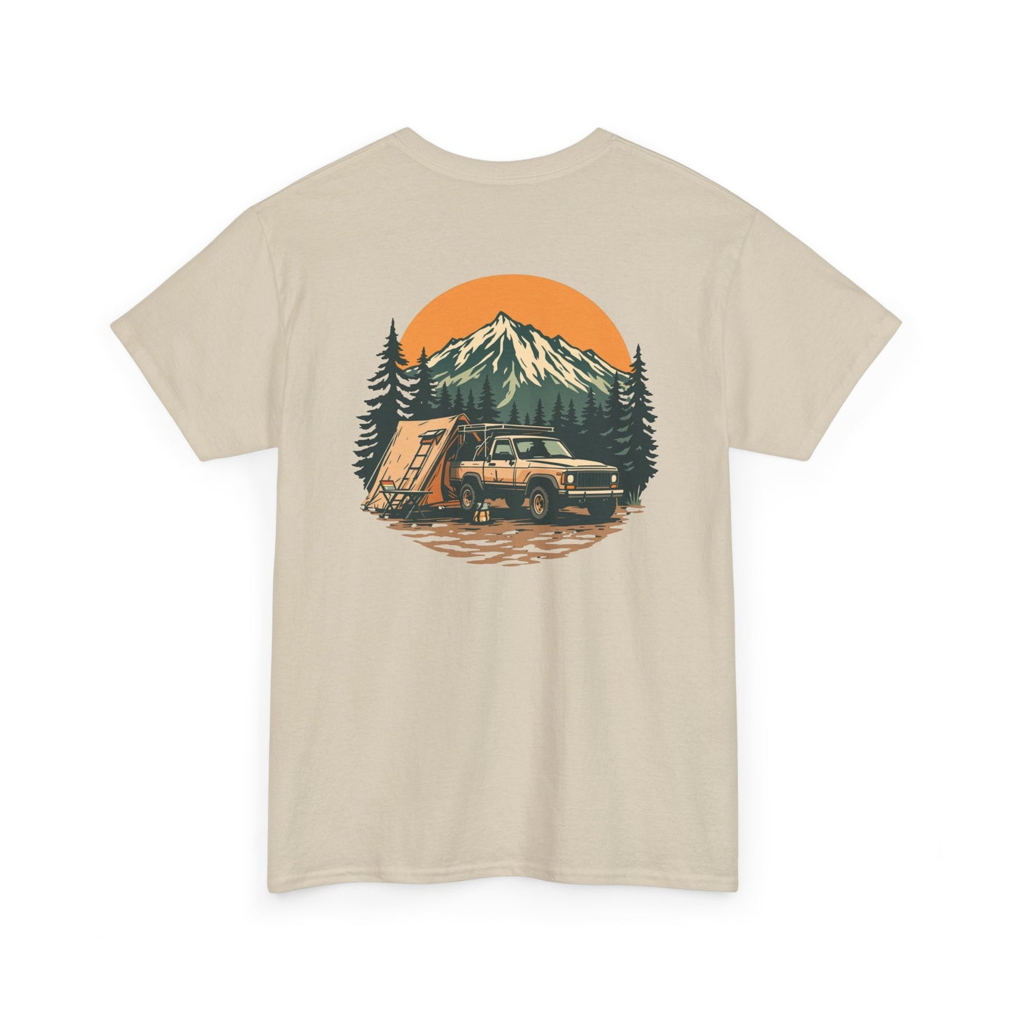 Overland 4x4 Adventure Unisex T-Shirt – Rooftop Tent Graphic Tee