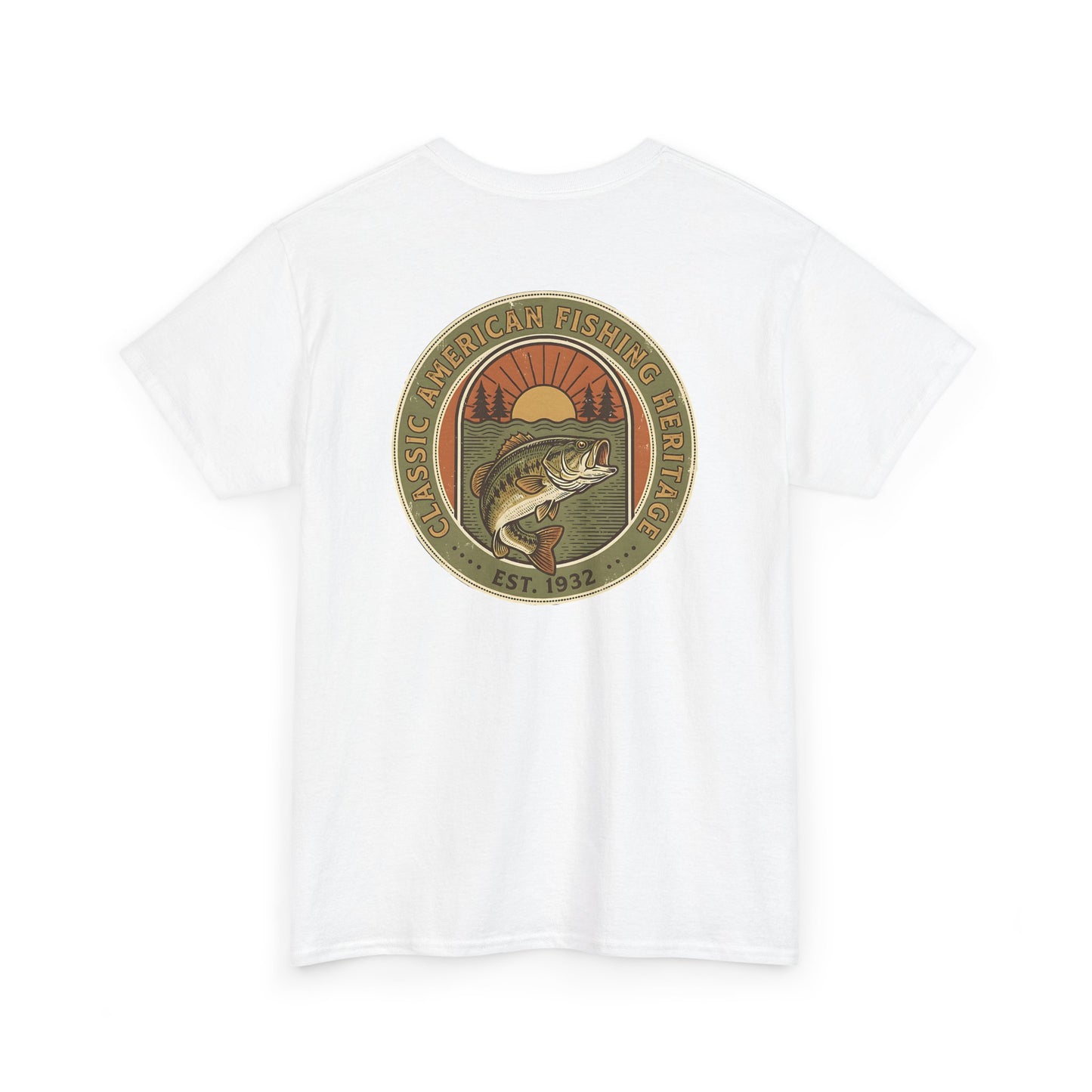 Vintage Bass Fishing Shirt | American Heritage Angler Tee