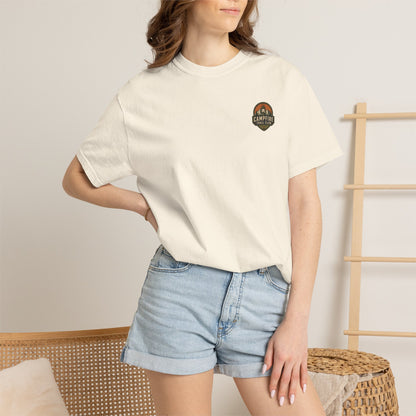 Campfire Trail Club Camping T-shirt — Campsite Shirt for Campers
