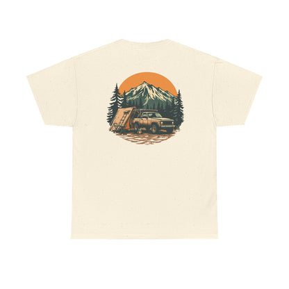 Overland 4x4 Adventure Unisex T-Shirt – Rooftop Tent Graphic Tee