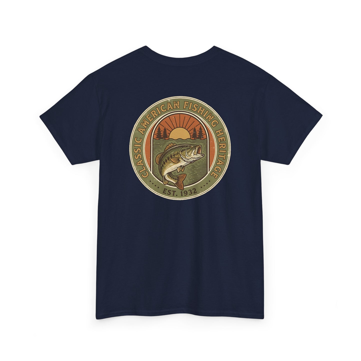 Vintage Bass Fishing Shirt | American Heritage Angler Tee
