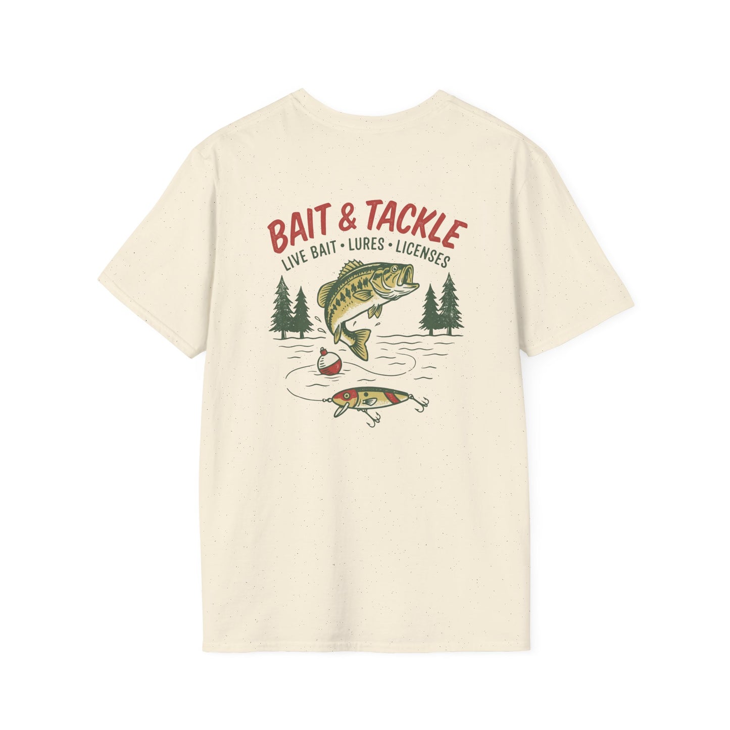 Bait & Tackle Fishing T-Shirt | Vintage Bass Fishing Graphic Tee