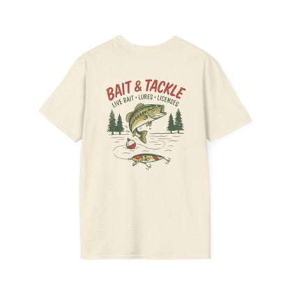 Bait & Tackle Fishing T-Shirt | Vintage Bass Fishing Graphic Tee