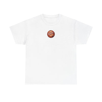 Bottle Cap Fishing Graphic Tee – Vintage Mountain River Outdoor Shirt