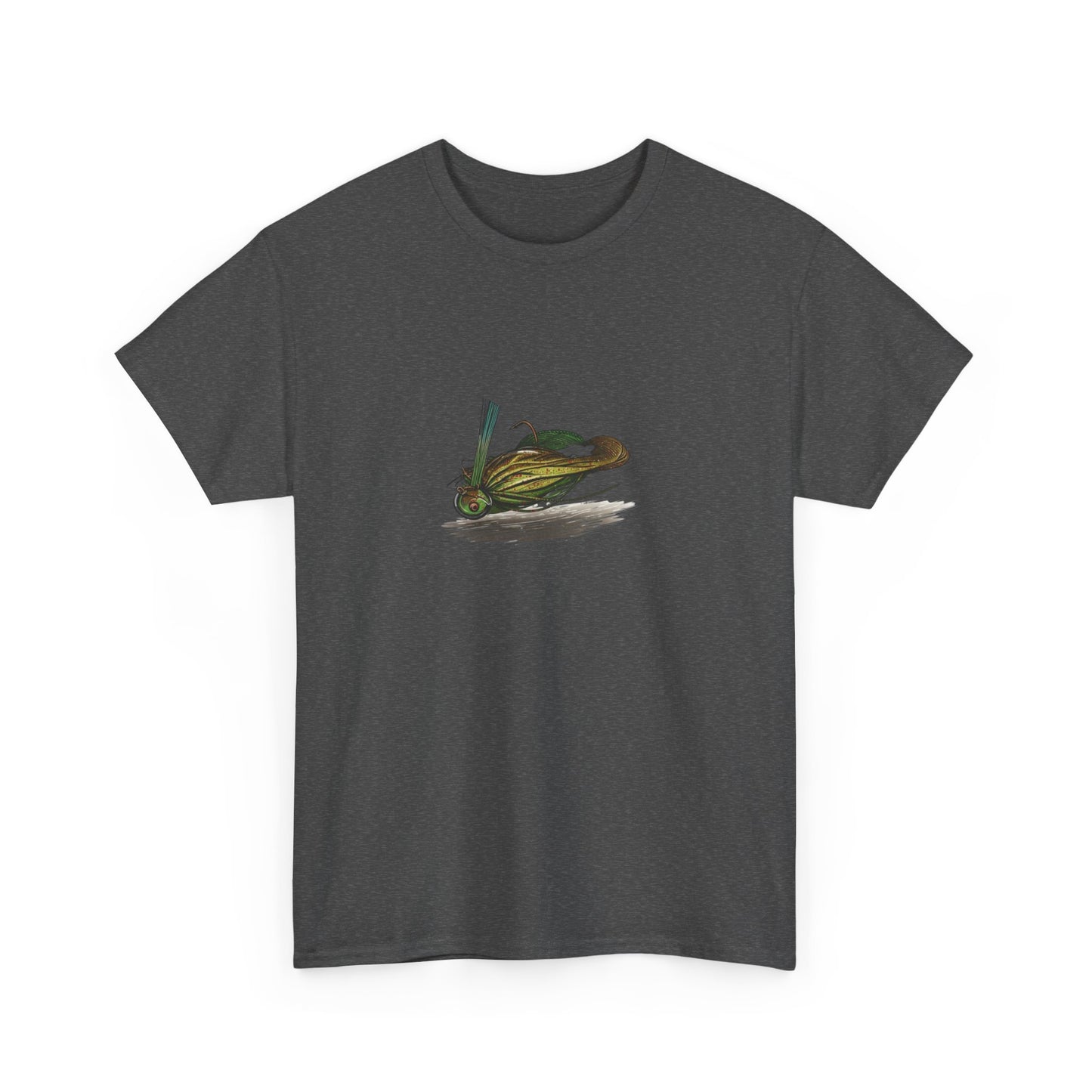 Green Pumpkin Football Jig Fishing T-Shirt – Lure Bass Fishing Tee