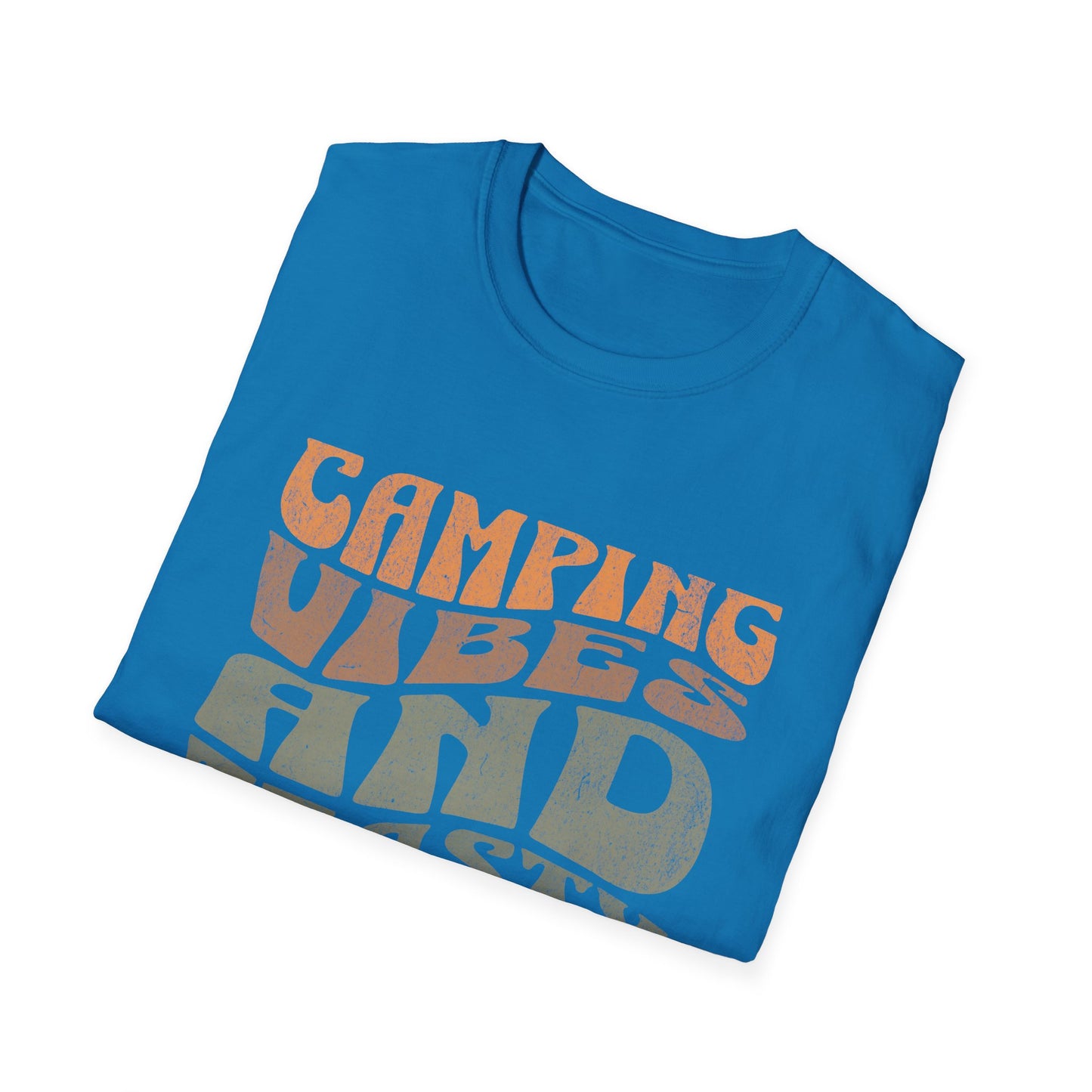 Camping Vibes T-Shirt Adventure & Outdoor Lover Graphic Tee