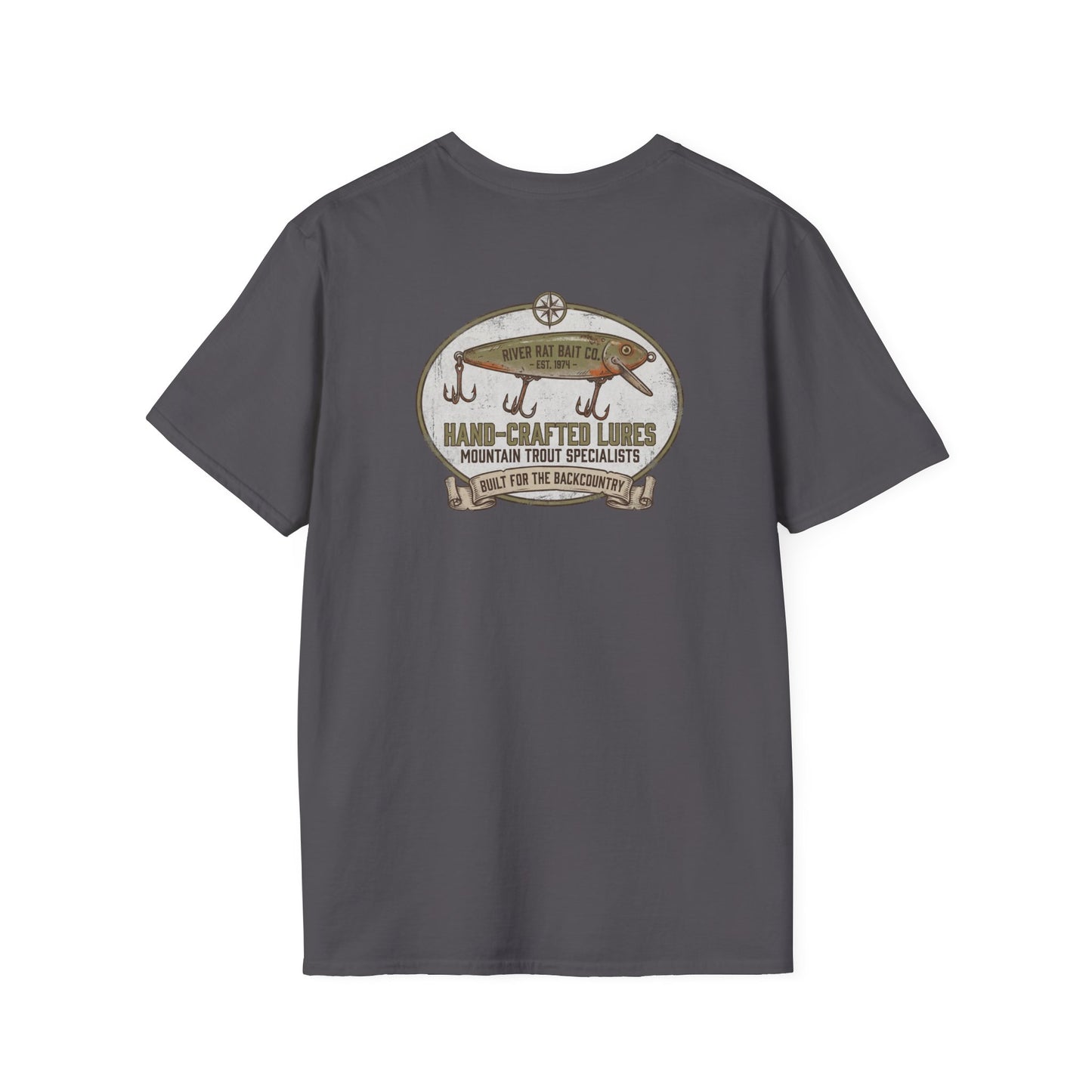 Fishing T-Shirt Vintage Hand-Crafted Lures Fishing Tee