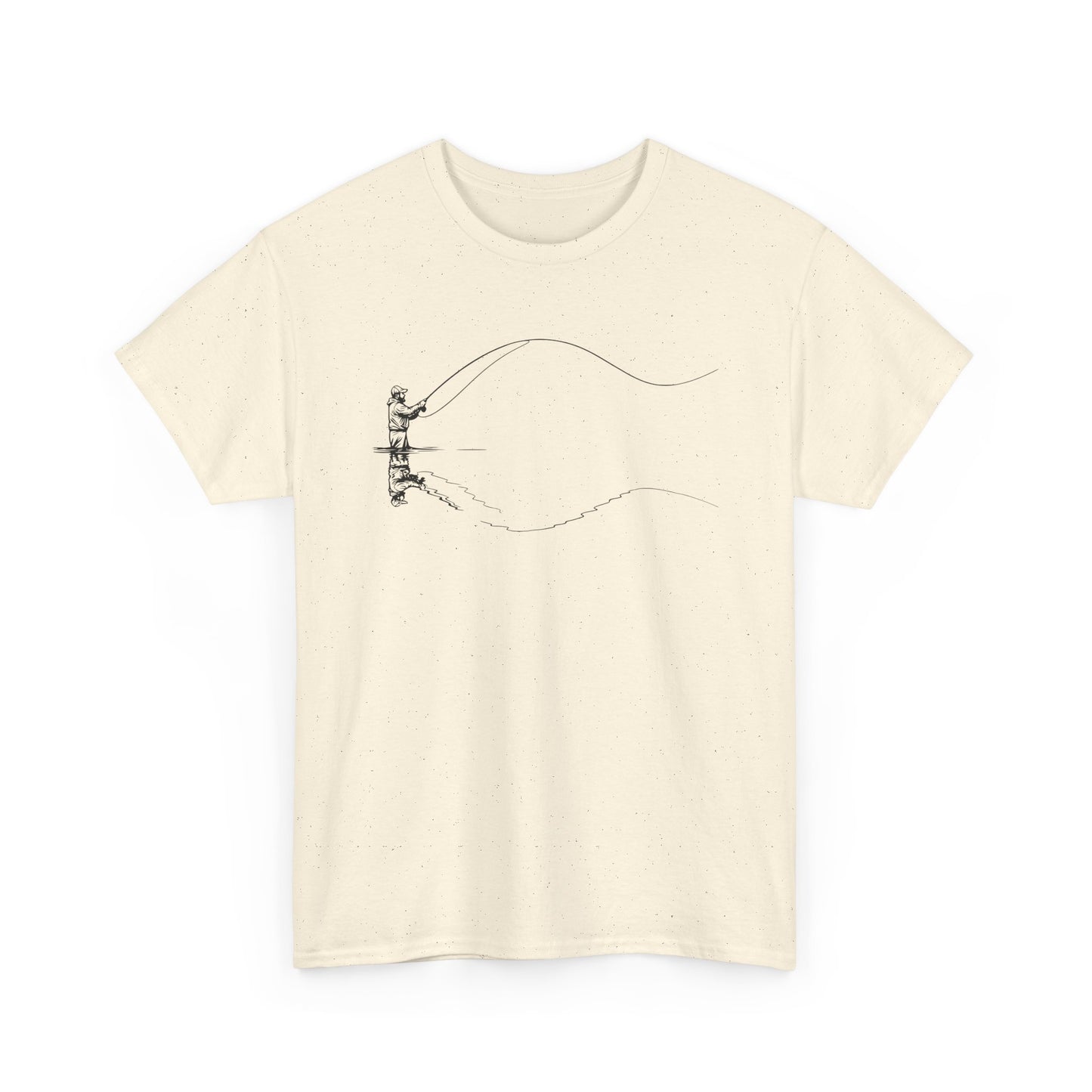 Fishing Tee — Jumping Fish Hook Graphic T-Shirt