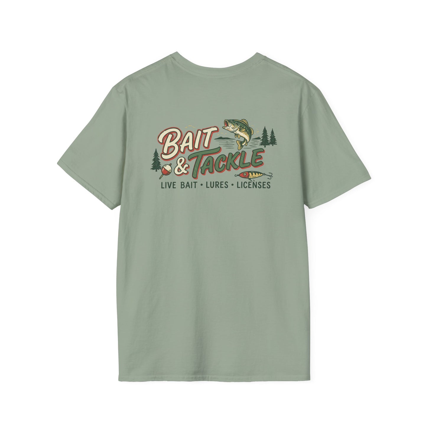 Bait & Tackle Graphic Tee | Vintage Fishing Shirt for Bass Anglers
