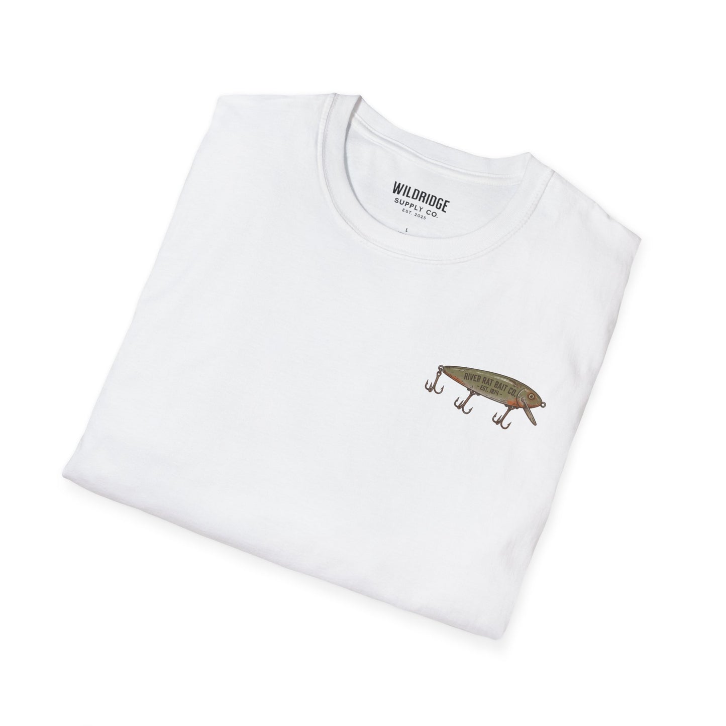 Fishing T-Shirt Vintage Hand-Crafted Lures Fishing Tee