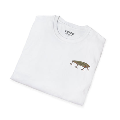 Fishing T-Shirt Vintage Hand-Crafted Lures Fishing Tee