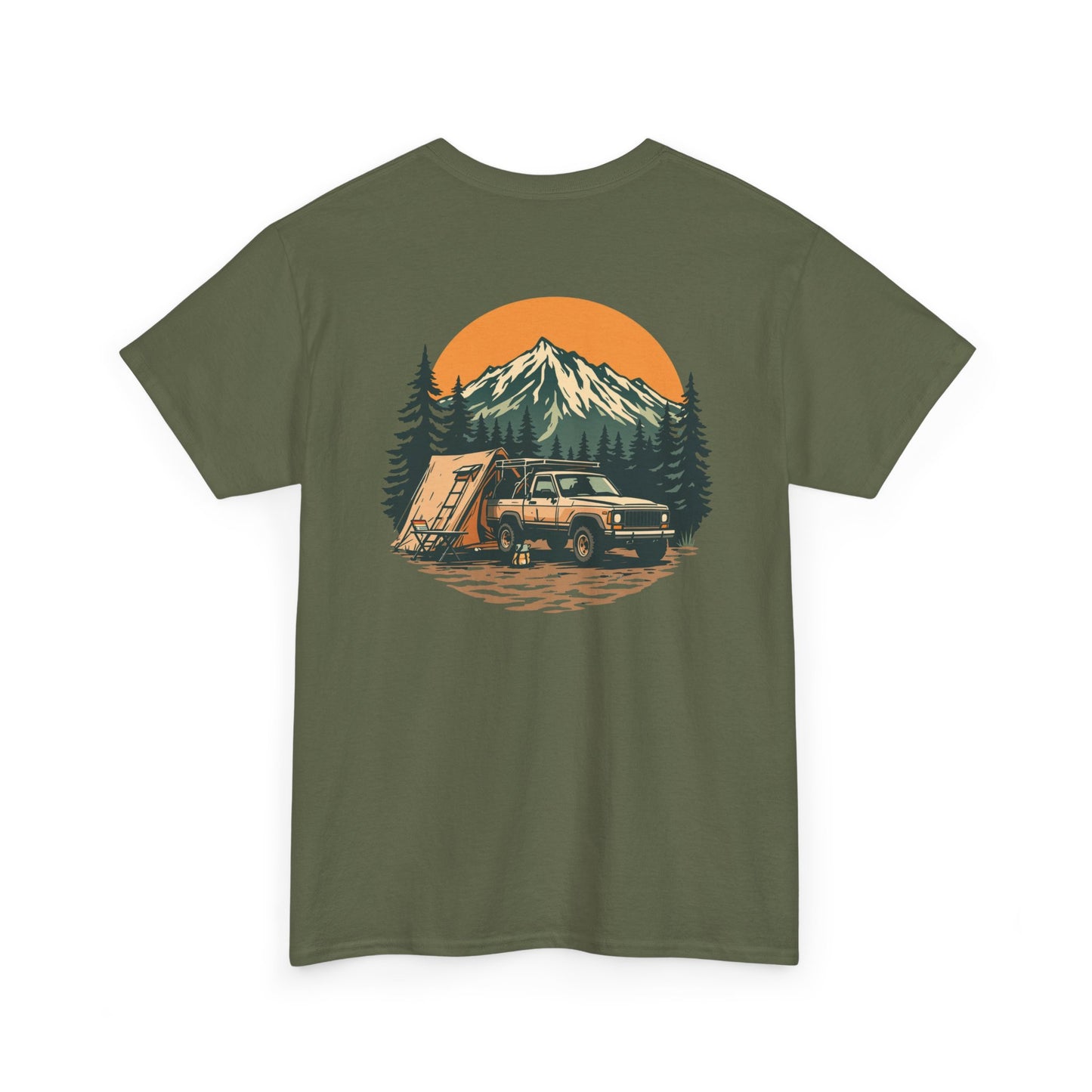 Overland 4x4 Adventure Unisex T-Shirt – Rooftop Tent Graphic Tee