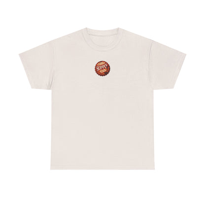 Bottle Cap Fishing Graphic Tee – Vintage Mountain River Outdoor Shirt