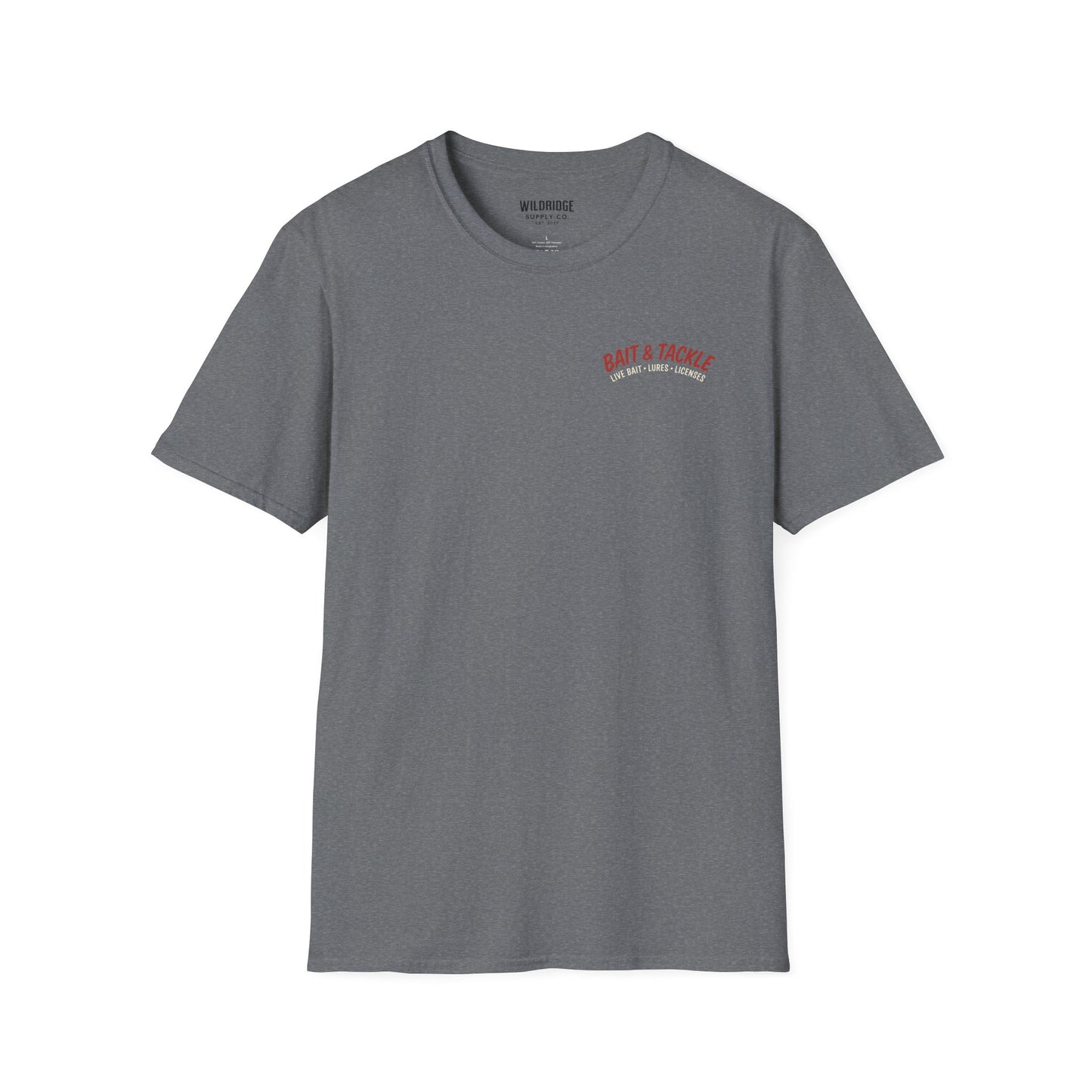 Bait & Tackle Fishing T-Shirt | Vintage Bass Fishing Graphic Tee
