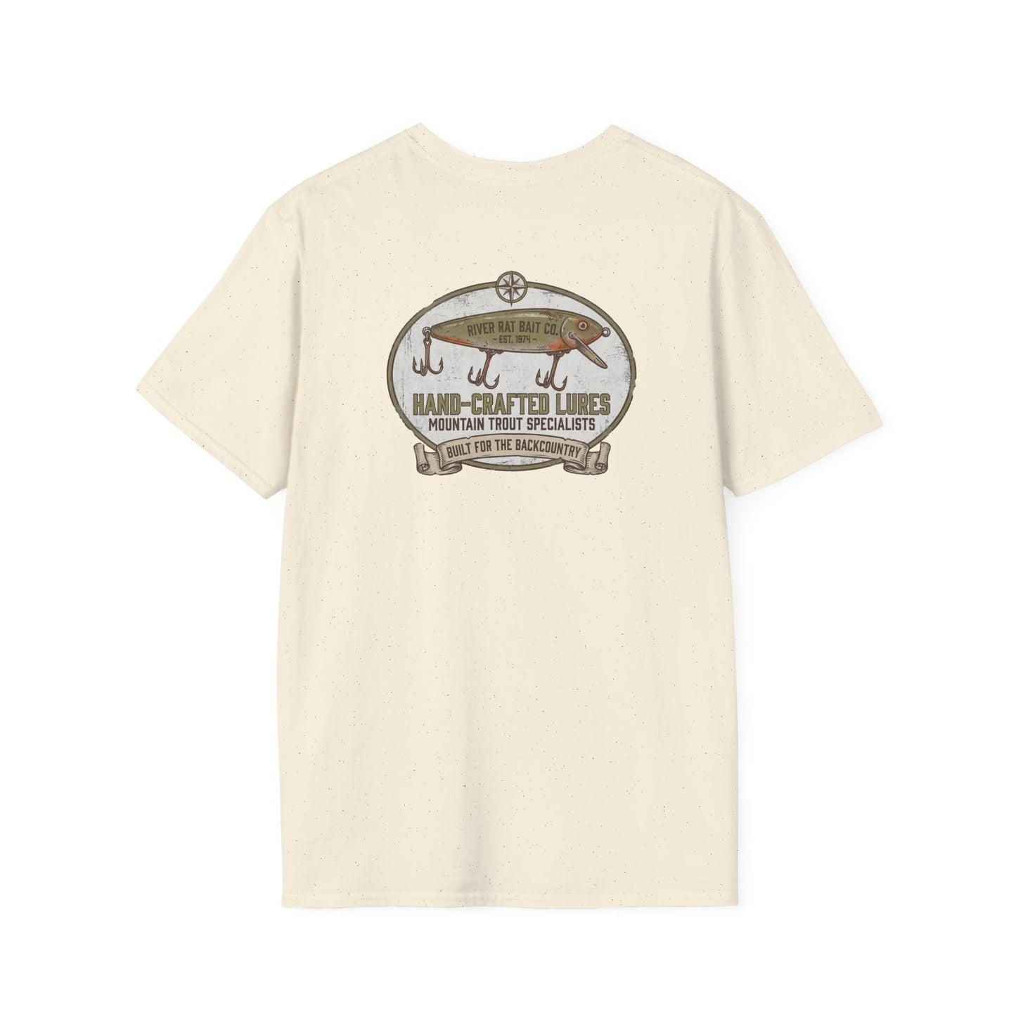 Fishing lure graphic shirt back
