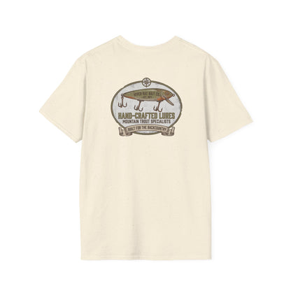Fishing lure graphic shirt back