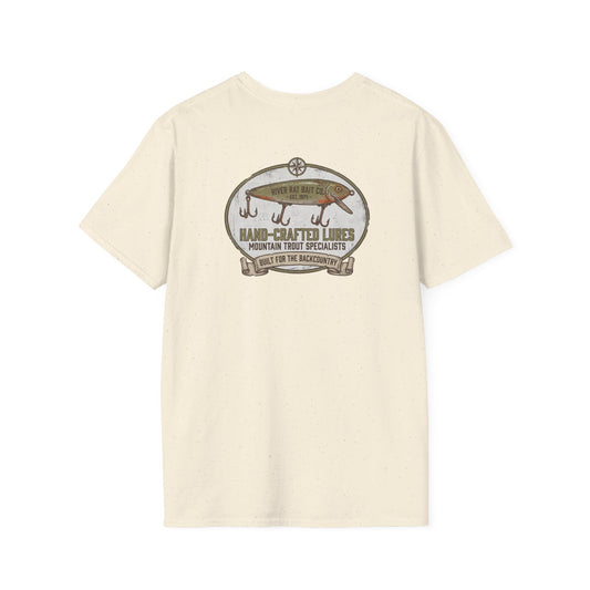 Fishing lure graphic shirt back