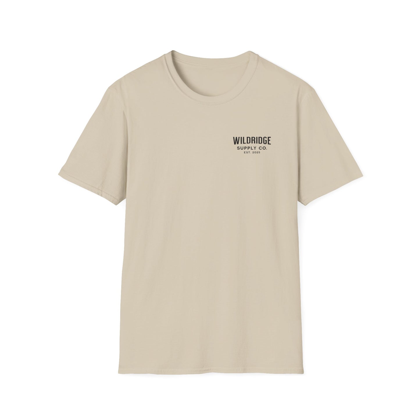 Wildridge Supply Co. Campfire Nights T-Shirt – Minimal Camping Tent Graphic Tee for Outdoor Lovers