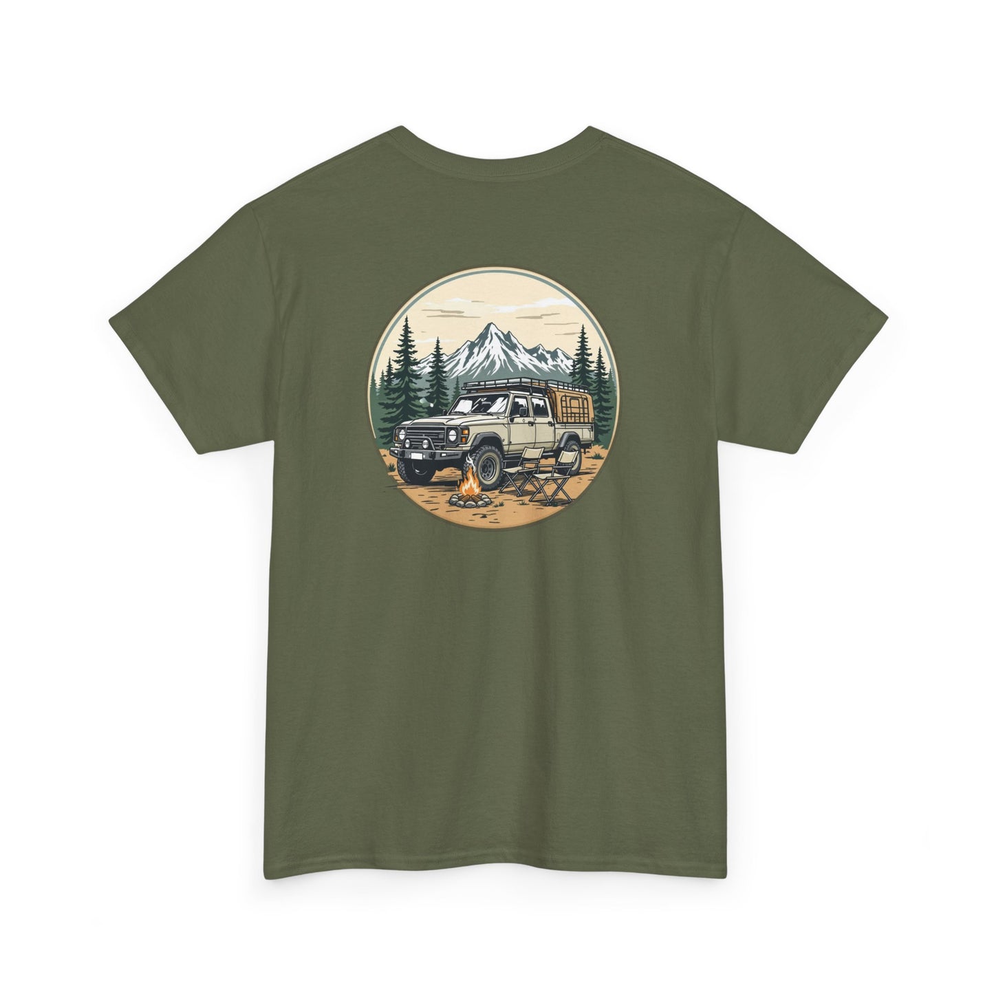 Vintage Overland Truck Adventure Tee (Mountains, Camper, Forest)
