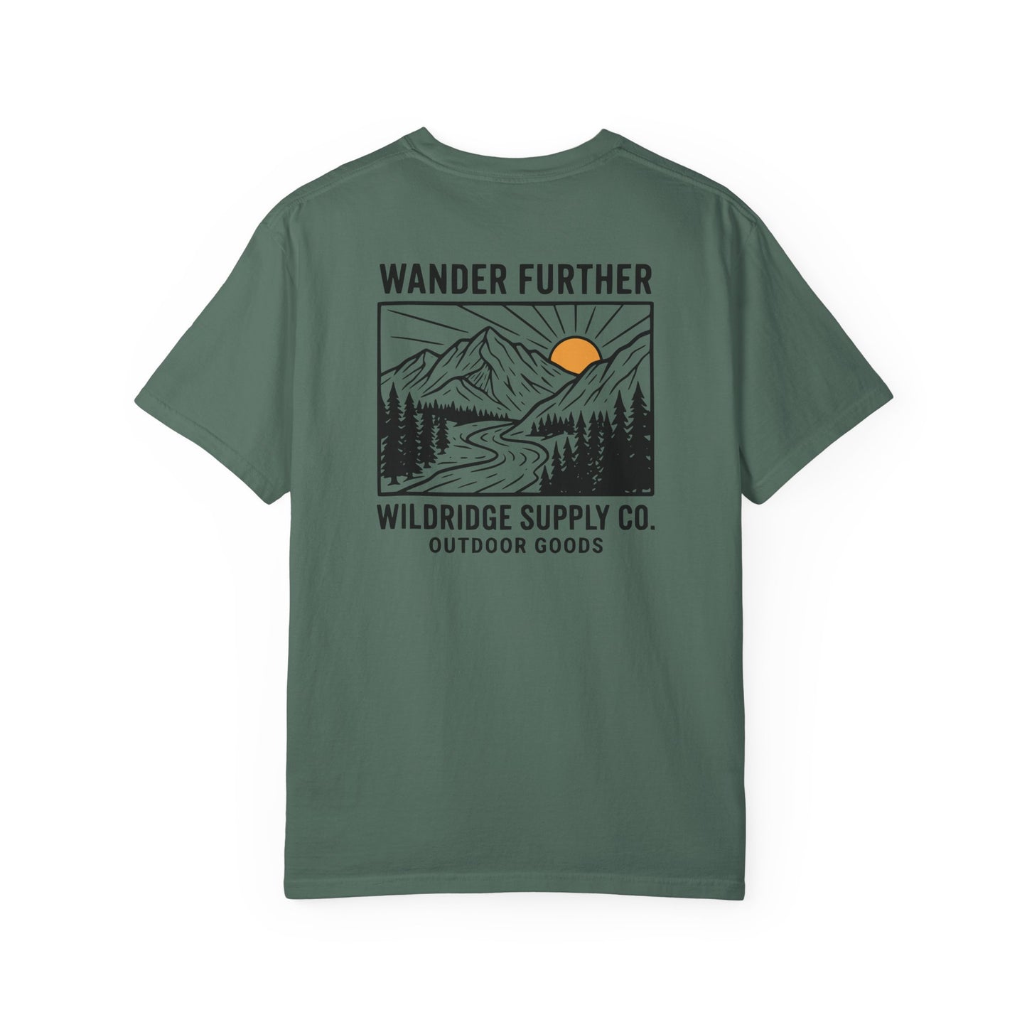 Mountain Sunset T-Shirt — Wildridge Supply Co. Wander Further Tee