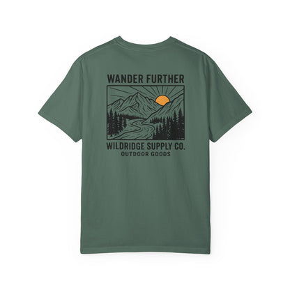 Mountain Sunset T-Shirt — Wildridge Supply Co. Wander Further Tee