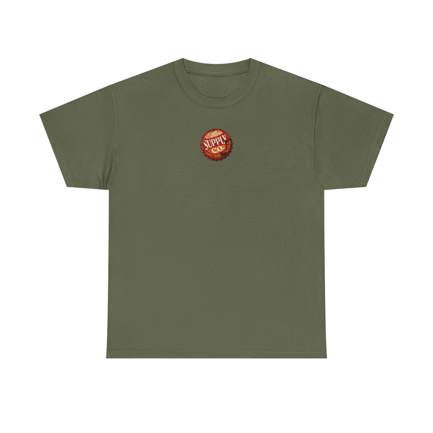 Bottle Cap Fishing Graphic Tee – Vintage Mountain River Outdoor Shirt