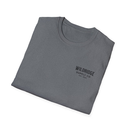 Wildridge Supply Co. Campfire Nights T-Shirt – Minimal Camping Tent Graphic Tee for Outdoor Lovers