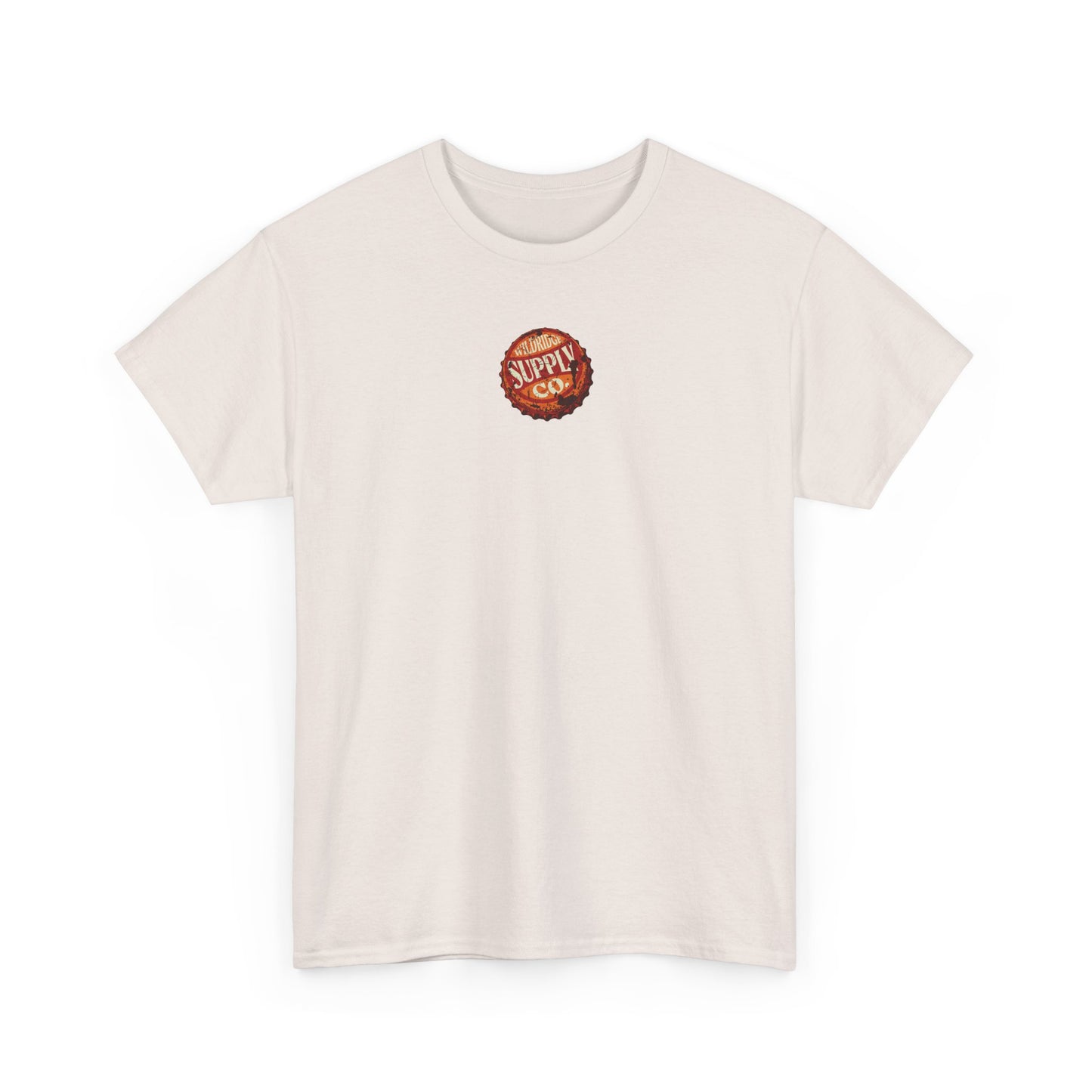 Bottle Cap Fishing Graphic Tee – Vintage Mountain River Outdoor Shirt