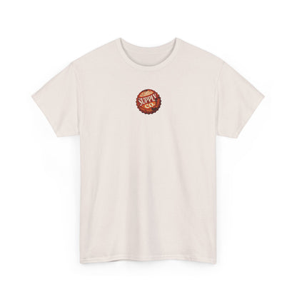 Bottle Cap Fishing Graphic Tee – Vintage Mountain River Outdoor Shirt