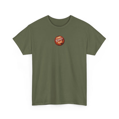 Bottle Cap Fishing Graphic Tee – Vintage Mountain River Outdoor Shirt