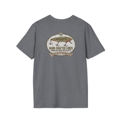 Fishing T-Shirt Vintage Hand-Crafted Lures Fishing Tee