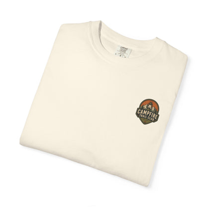 Campfire Trail Club Camping T-shirt — Campsite Shirt for Campers